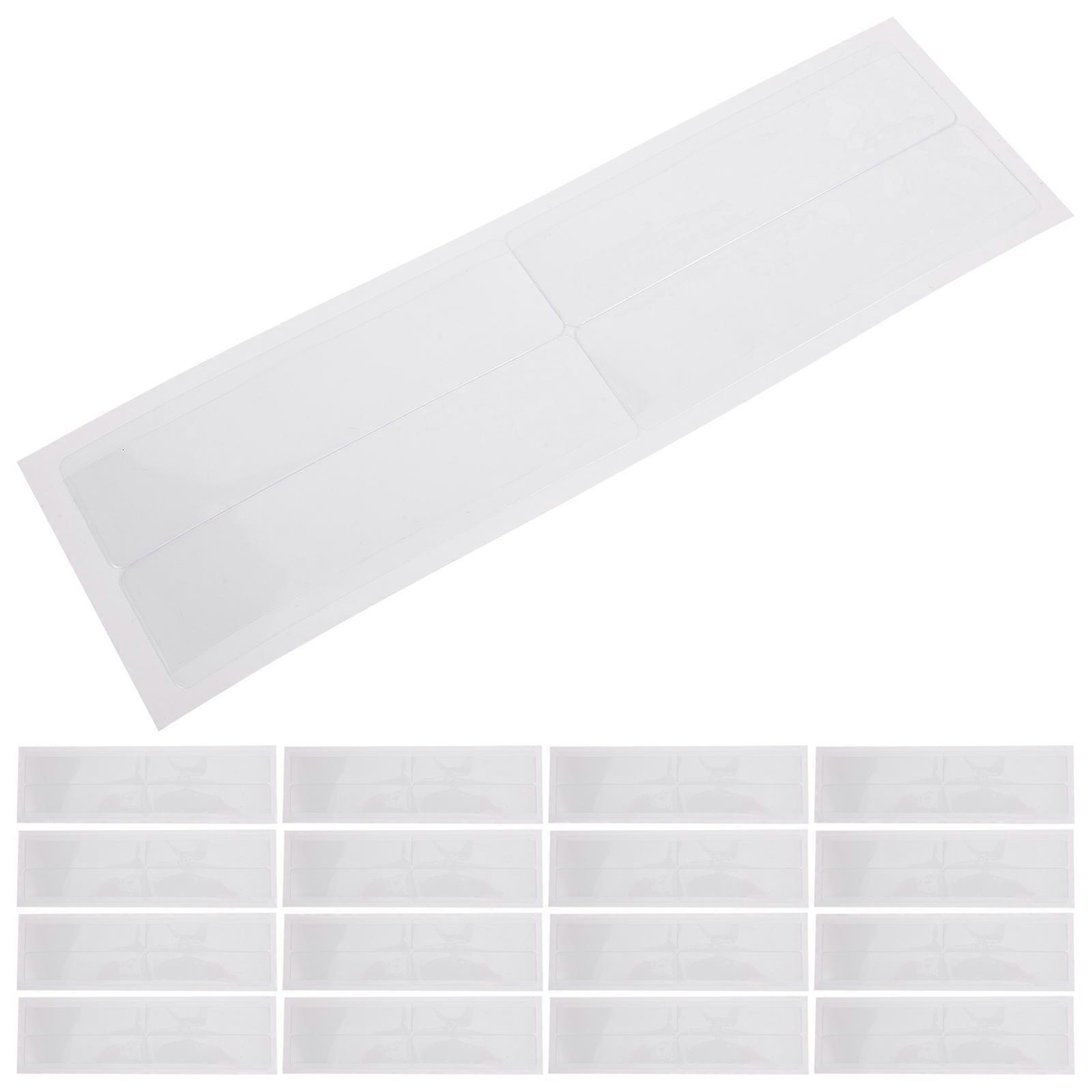 Clear Self Adhesive Label Holders Transparent Pockets for Storage 2Sets
