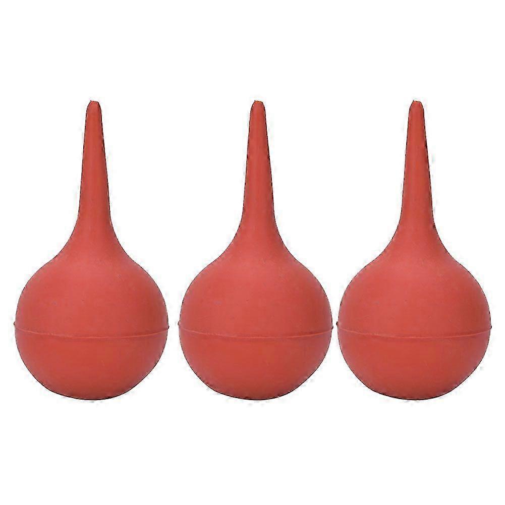 3Pcs 90ml Ear Washing Ball Squeeze Blowing Rubber Suction Bulb Laboratory Tool3Pcs 90ml
