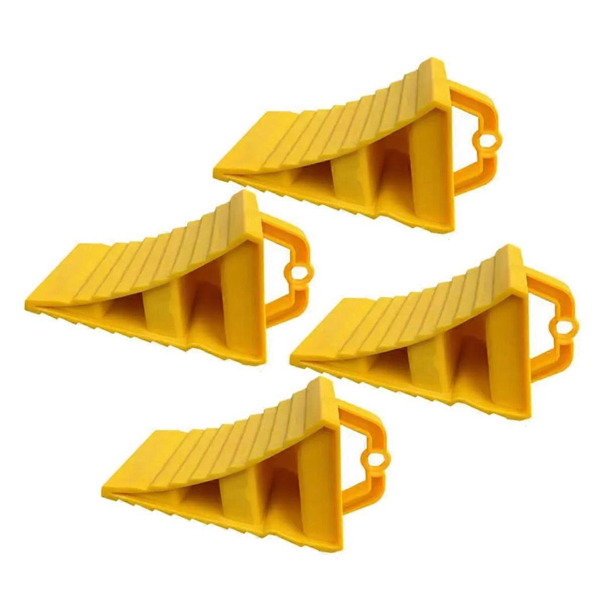 2Pack Portable Wheel Chock with Handles Vehicle Tire Support Pad