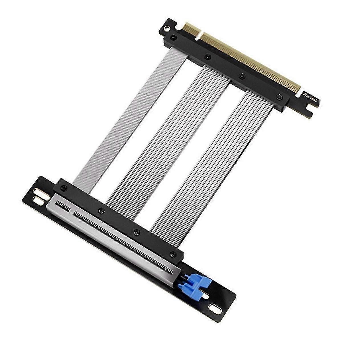 5.0 PCIE X16 Riser Cable Graphics Card PCI-E X16 5.0 GPU Extension PCI Riser Shielded Extender for