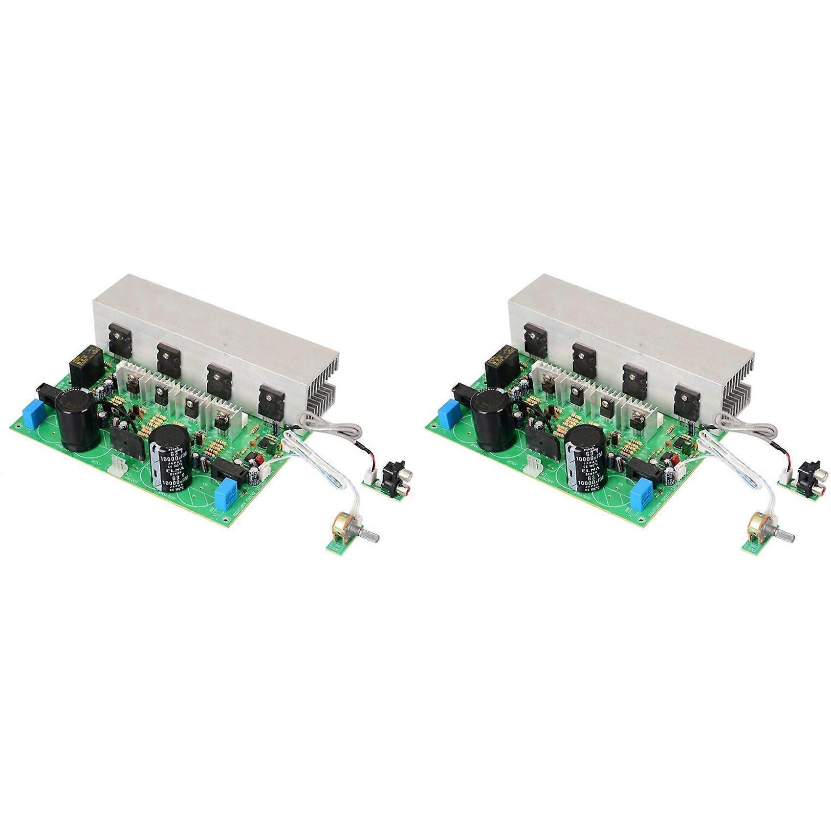 2X 500W A1943/C5200 Highly Power Subwoofer Sound Amplifiers Board AC24-30V Heavy Bass Sound Amplificador Module