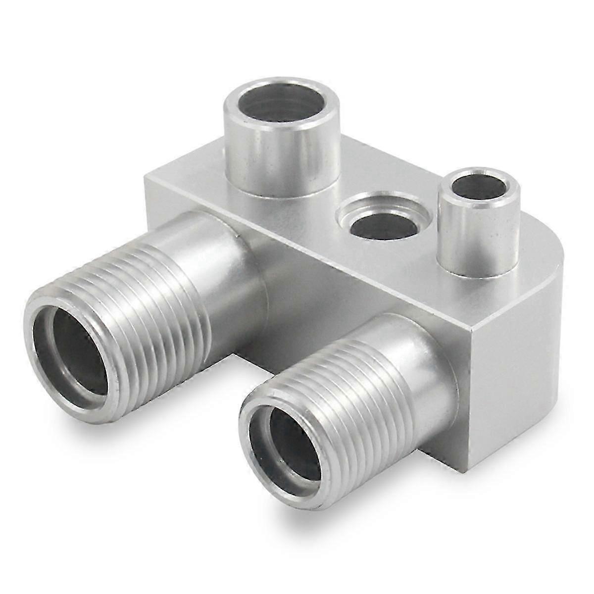 For LSX LS3 Engine Swap Conversion A C Line Compressor Adapter Fitting AC Compressor Aluminum Adap