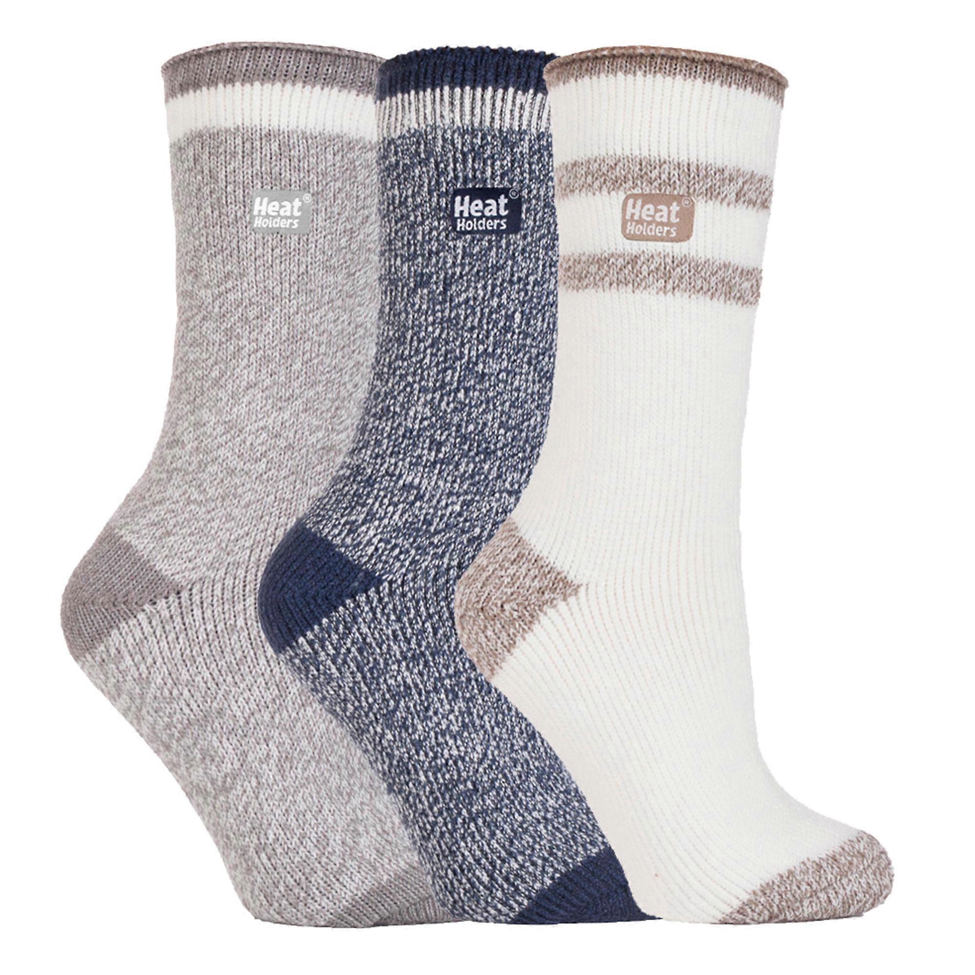 Heat Holders - 3 Pairs Ladies Winter Thermal Socks
