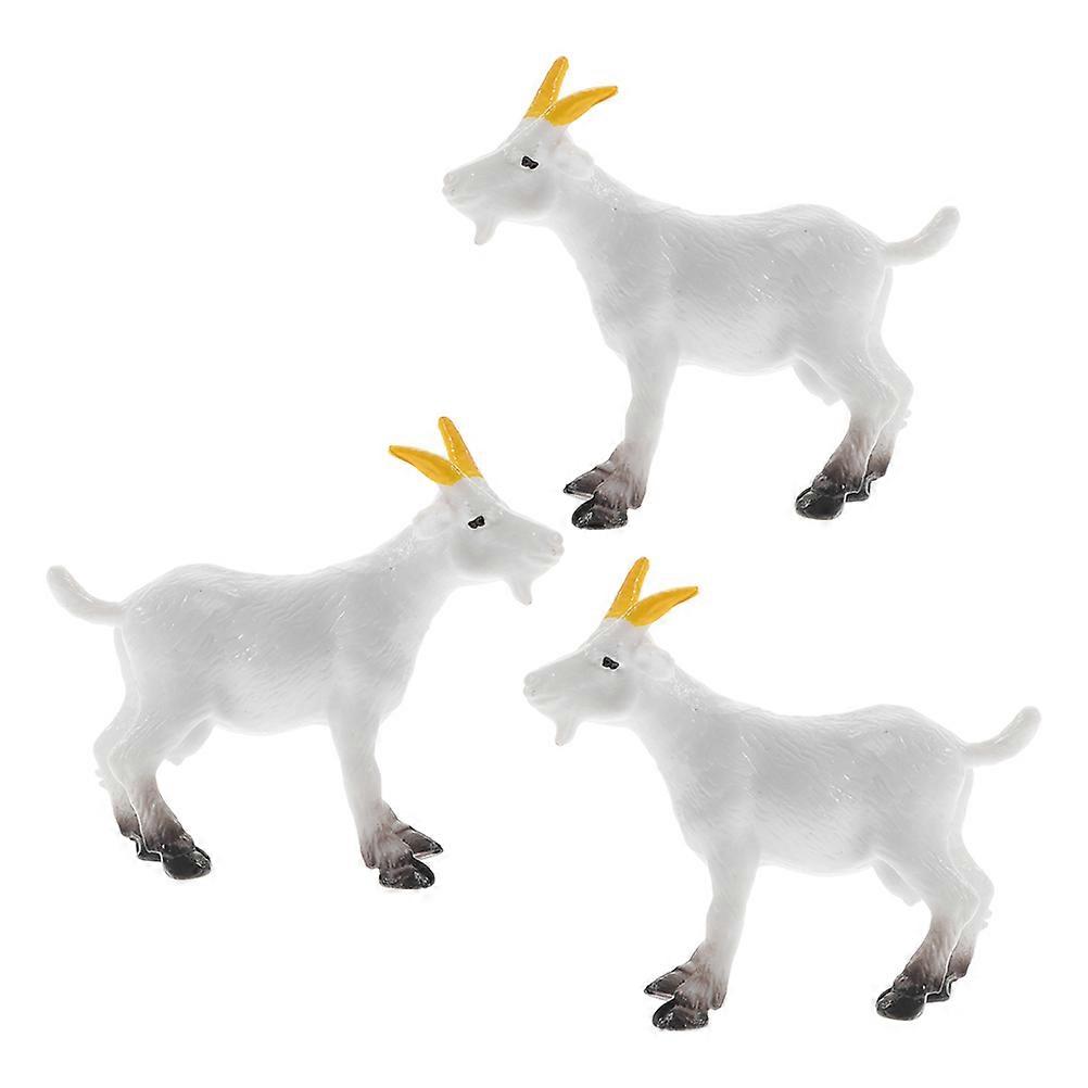 Sheep Figurines Miniature Goat Figurines for Educational Learning 9Pcs Collection