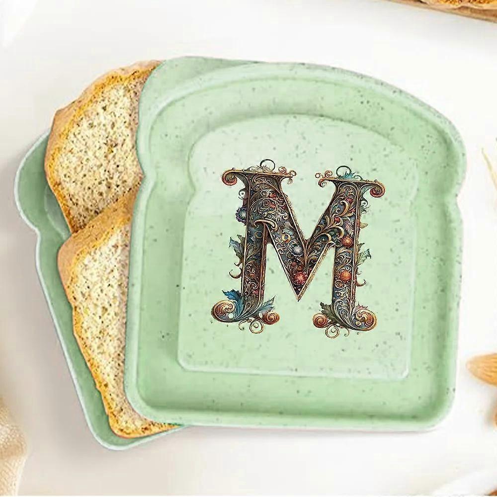 DEKAXID Customizable Toast Keeper With Lid - Fresh Bread Storage Box 26 Letters Available