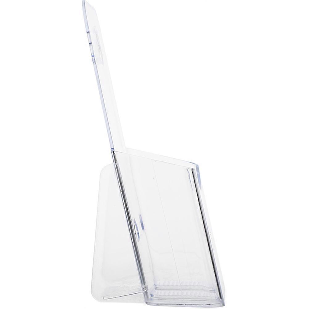 Transparent Magazine Rack Wall Mounted Document Holder for Storage 3Pcs