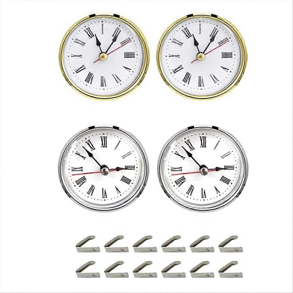 4Pcs Clock Parts for Clock Resin Mold,Clock Pieces