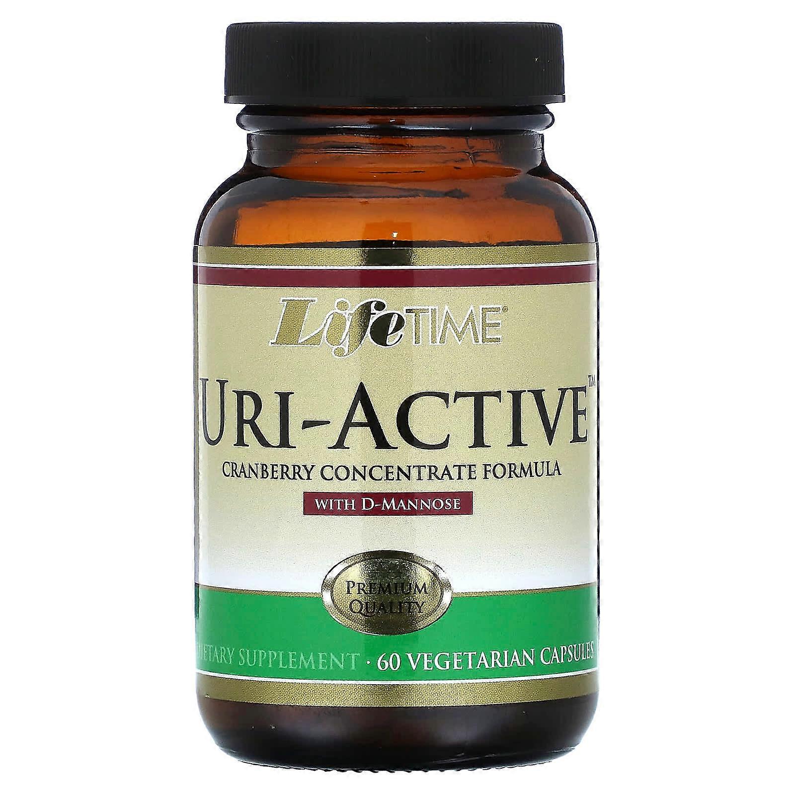 Uri-Active, Cranberry Concentrate Formula with D-Mannose, 60 Vegetarian Capsules