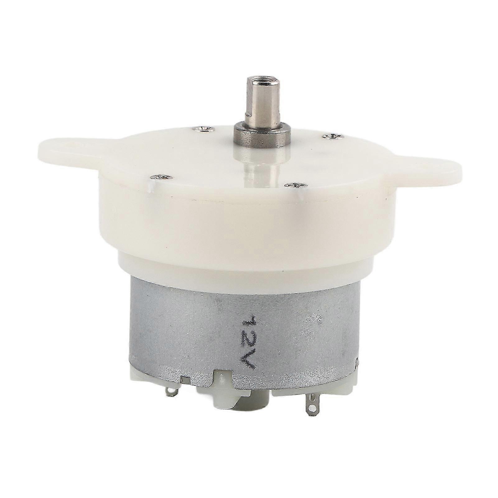 Gear Motor 12V Slow Speeds Small Gear Motor Gear with End Mute Gear Rotation