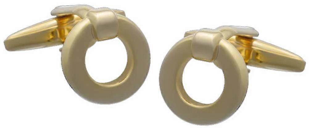 David Van Hagen Endless Ring Cufflinks - Gold