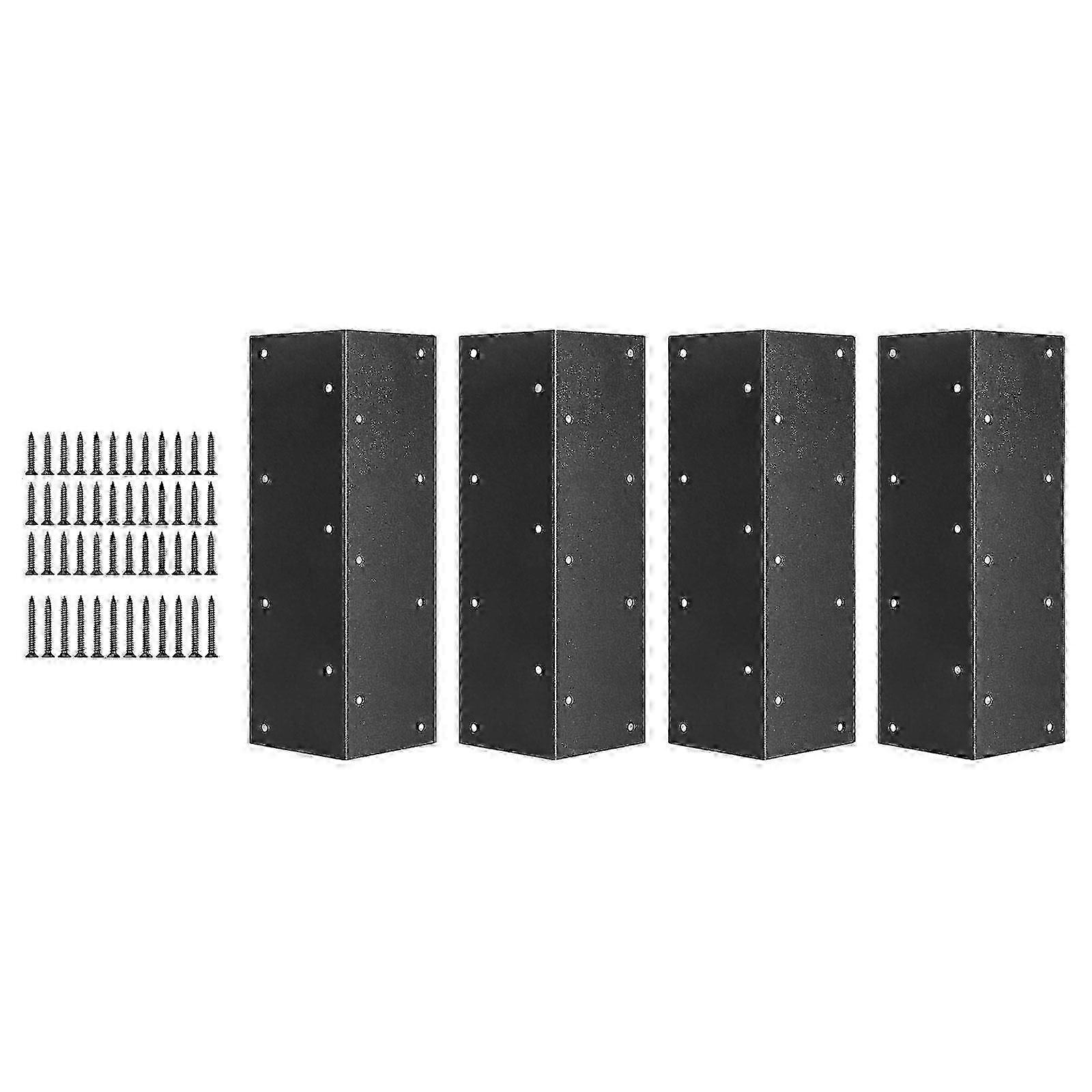 4x Garden Planter Box Corners Brackets 90 Degree Angles Sturdy with Hardware 25-26s