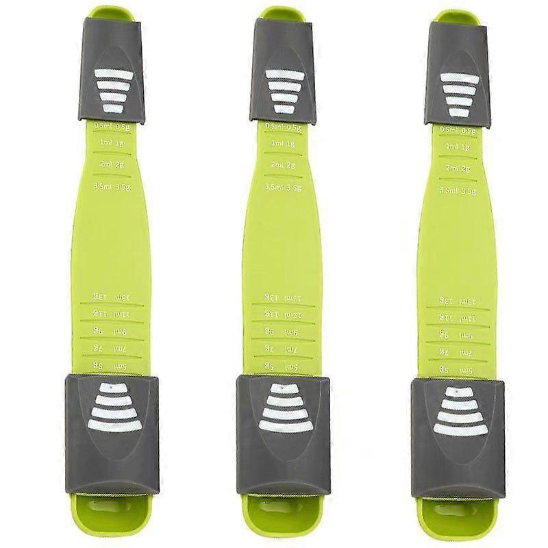 3-piece set kitchen digital adjustable measuring spoon
