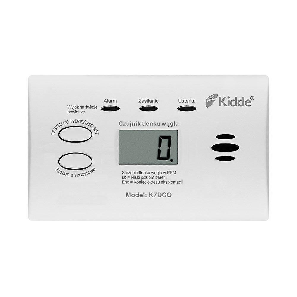 Carbon Monoxide Detector Kidde K7dco With Display White