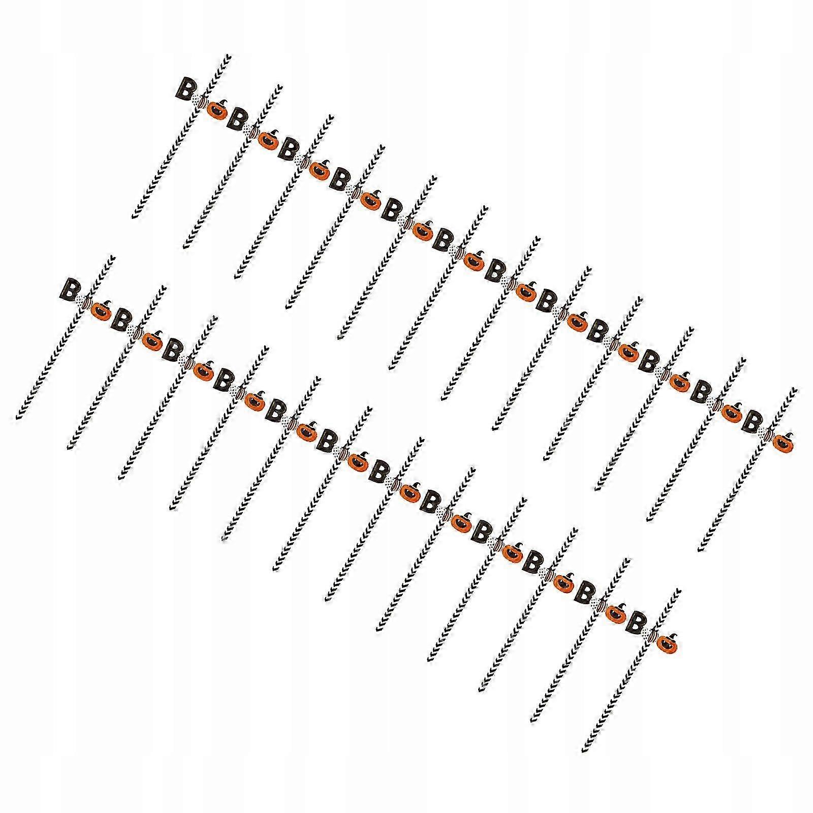 Drinking Straws Halloween Paper Straws