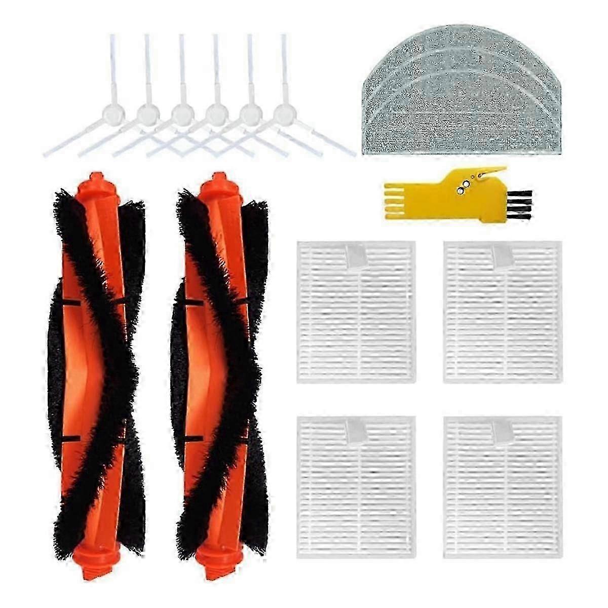 Accessories Compatible for Robot Vacuum E12, Vacuum E10 Robot Vacuum Cleaner Replacement Parts