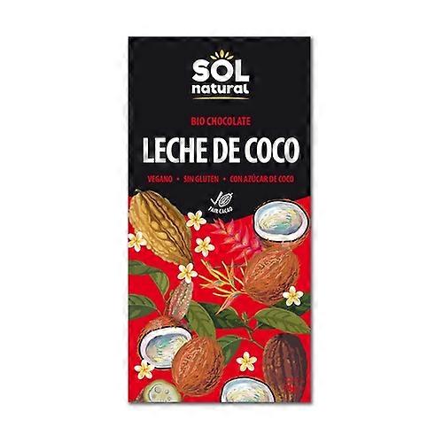 Vegan chocolate with organic coconut milk 70 g
