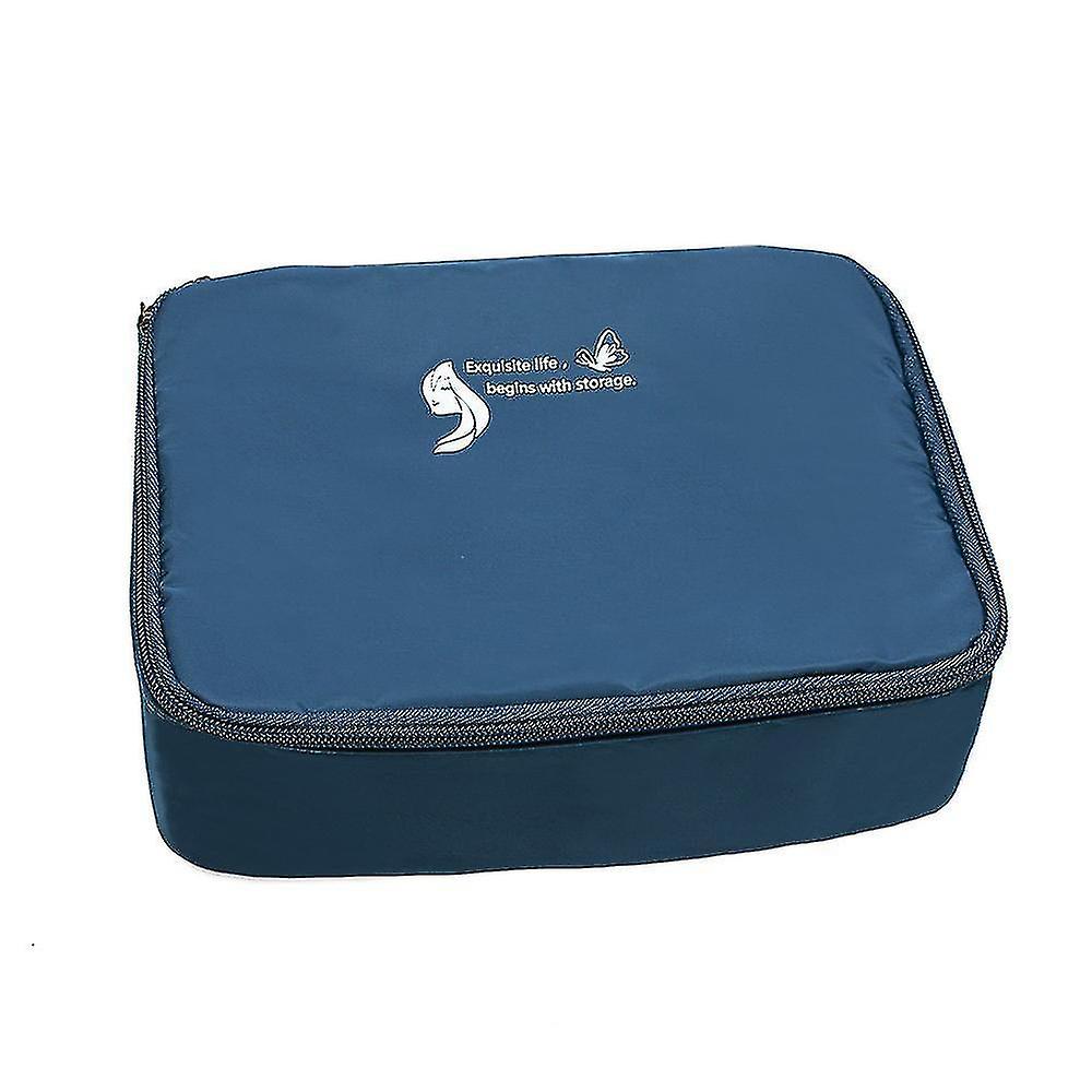 化粧品トイレタリーバッグメイクアップバッグブルー