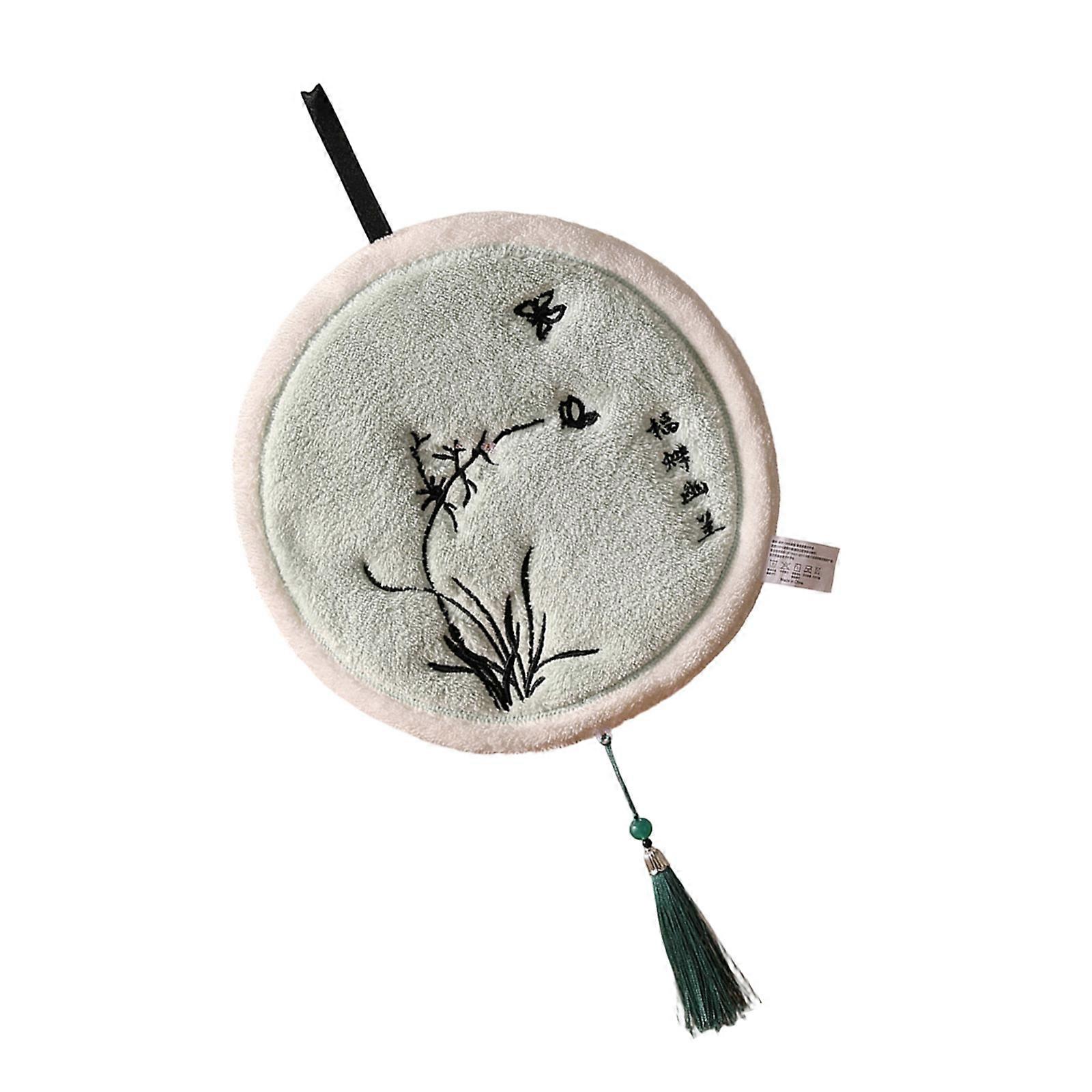 Soft Corals Fleece Hand Towel Quick Drying Absorbent With Hanging Loop for Kitchen Bathroom Multicolor