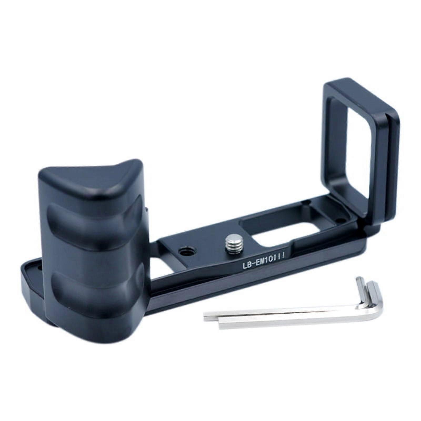 Quick Release L Plate Bracket Double Handle for -D E-M10 Mark III EM10 III Camera