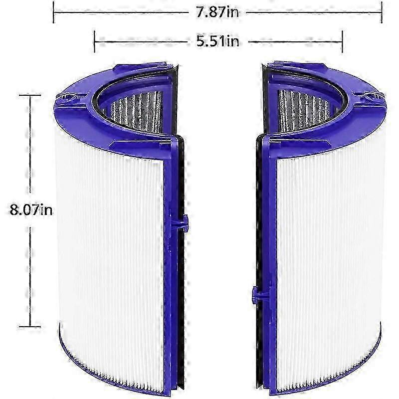 TP06 HP06 PH01 PH02 Air Purifier HEPA Filter Replacement by Betterlifefg, White/Purple Plastic Edition 1104