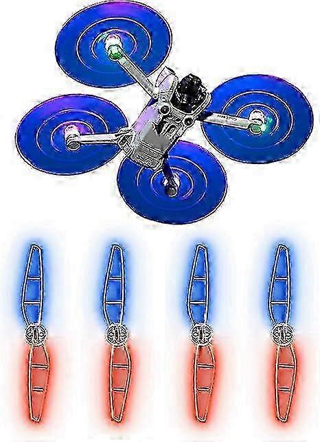 Mini 3 Pro propeller, low noise LED light prop propeller, suitable for DJI Mini 4 Pro/Mini 3 Pro accessories (2 pairs)