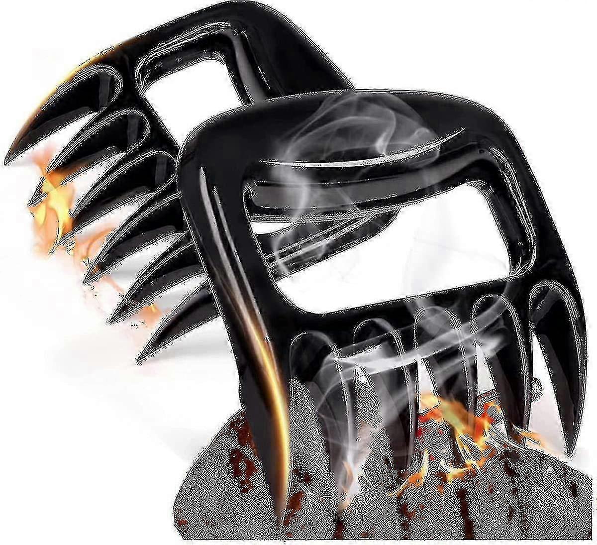 Meat Fork, Meat Claws 2 Bear Paws Meat Beard Cook Tools Accessory Set, For Pulled Aork Pulled Pork Shredders Grilling Meat For Bbq