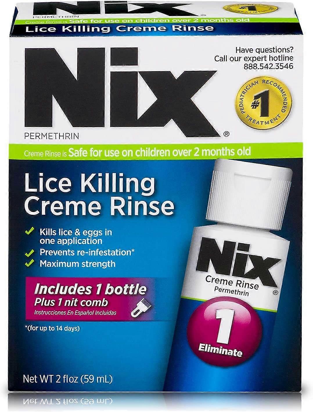 Nix Lice Killing Creme Rinse, 2 Oz