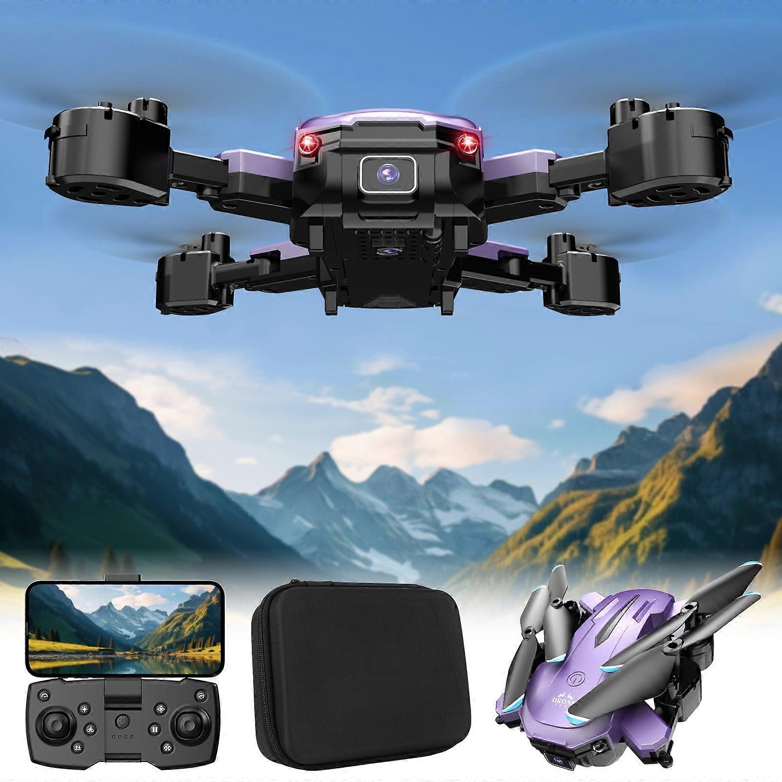 Quadcopter with Camera, WiFi FPV 1080P HD, Altitude Hold, Foldable RC Drone, Circle Fly, Headless Mode