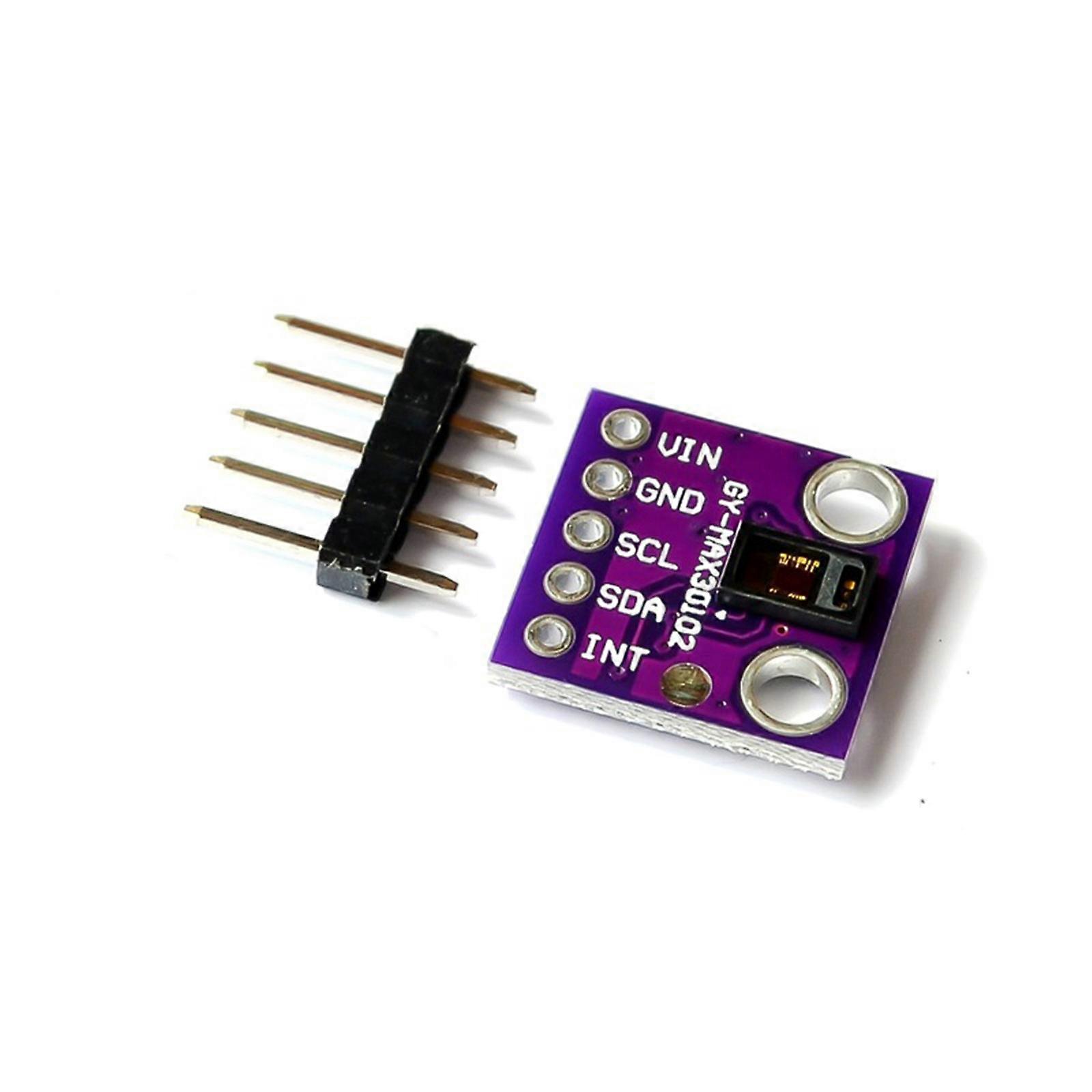 GY-MAX30102 Heart Rate Oximeter Sensory Module Heart Rate Oximeter Sensory Heart Rate Module Development Board Replacement Multicolor