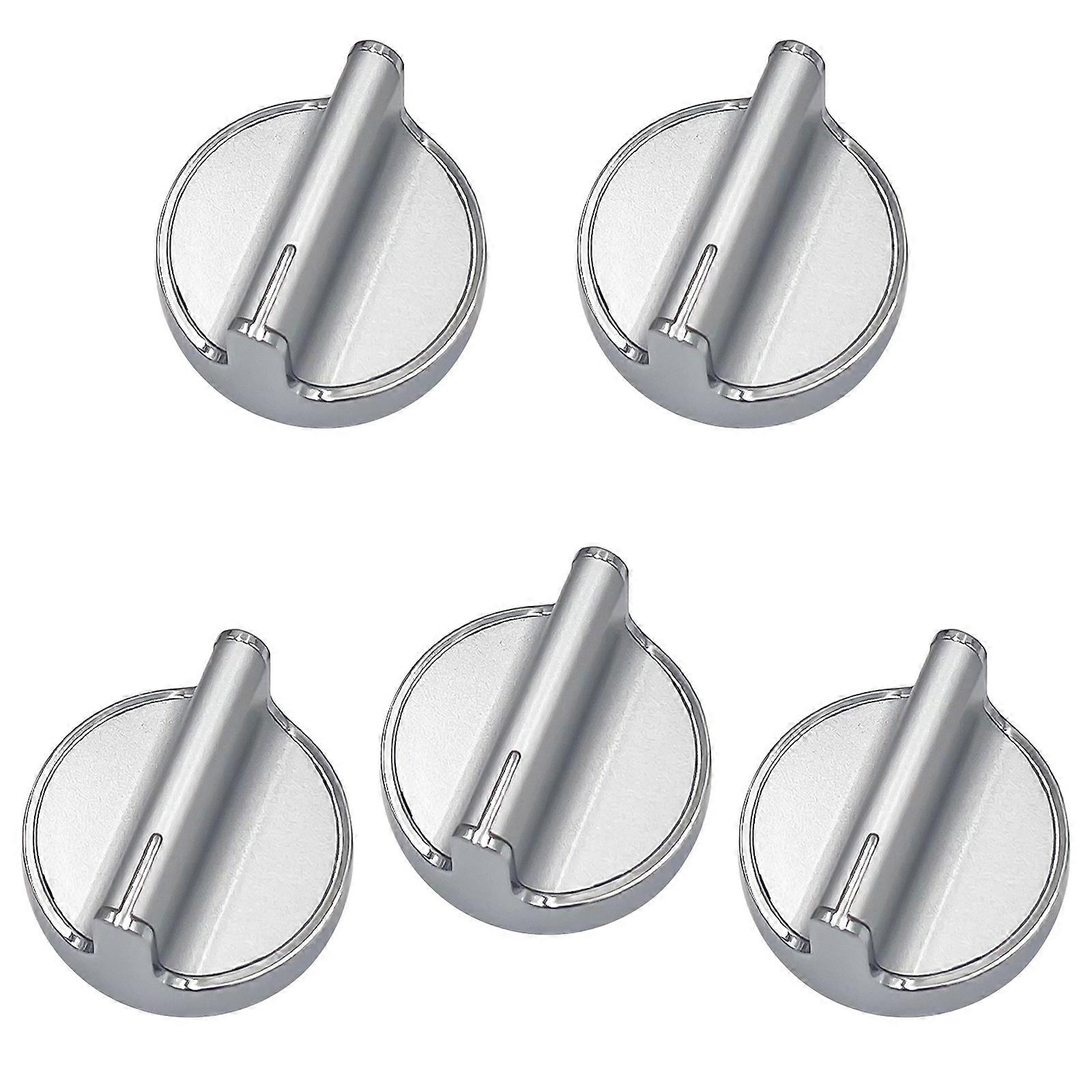 5 Pack Contemporary Gas Cooker Control Handle Replacement Multipurpose Compatibility ABS Strong Structure for Repairing Multicolor
