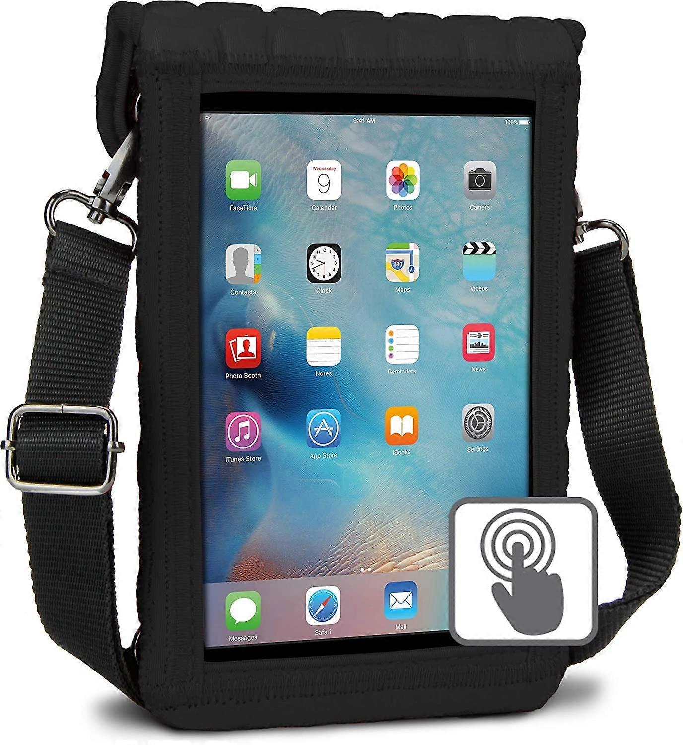Tablet Holder Case Compatible with iPad Mini 6 - Travel Bag Carry Cover with Built-in Capacitive Screen