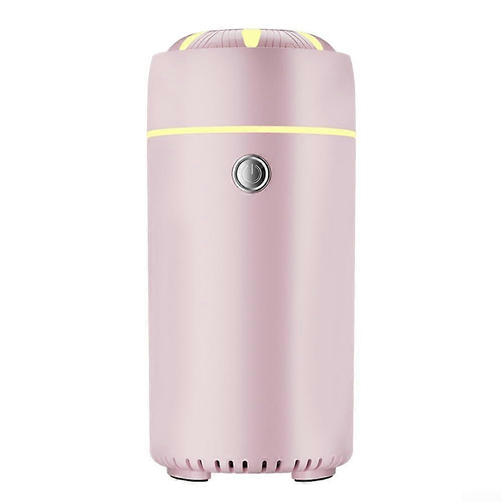 Portable USB Essential Oil Diffuser 100ml Aromatherapy Humidifier with LED Light for Car and Home Pink