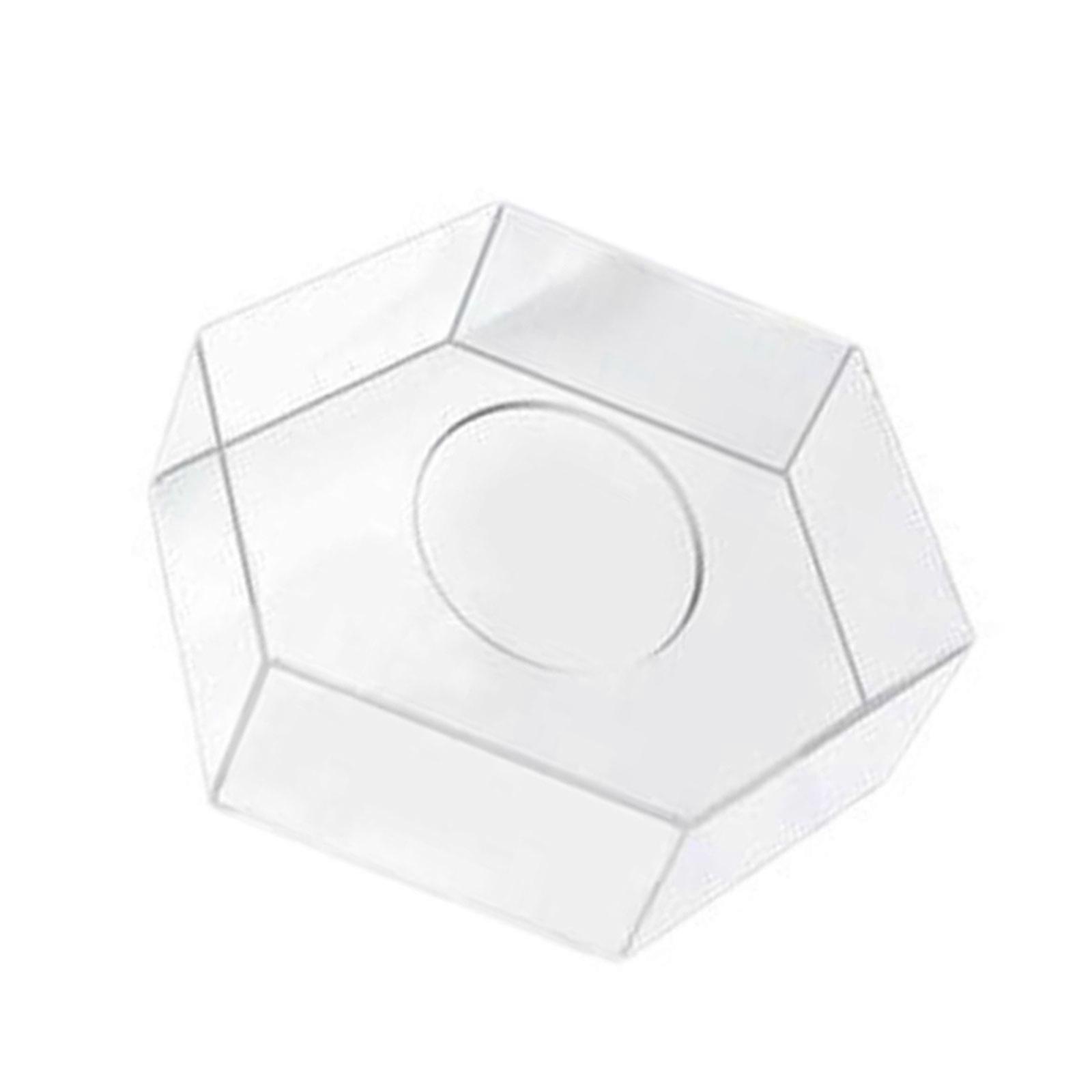 Clear Cake Stand DIY Refillable Base Fillable Cake Stand Holder Clear Acrylic Cake Display Board Base for Celebration Multicolor