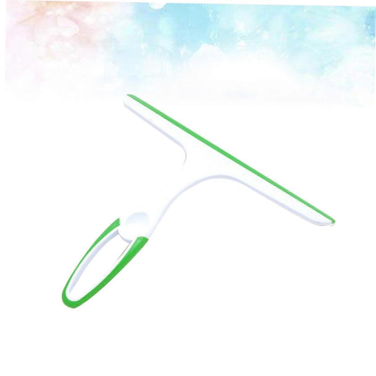 Glass Scraper Window Squeegee with NonSlip Handle for Car and Home Glass Cleaning – Green