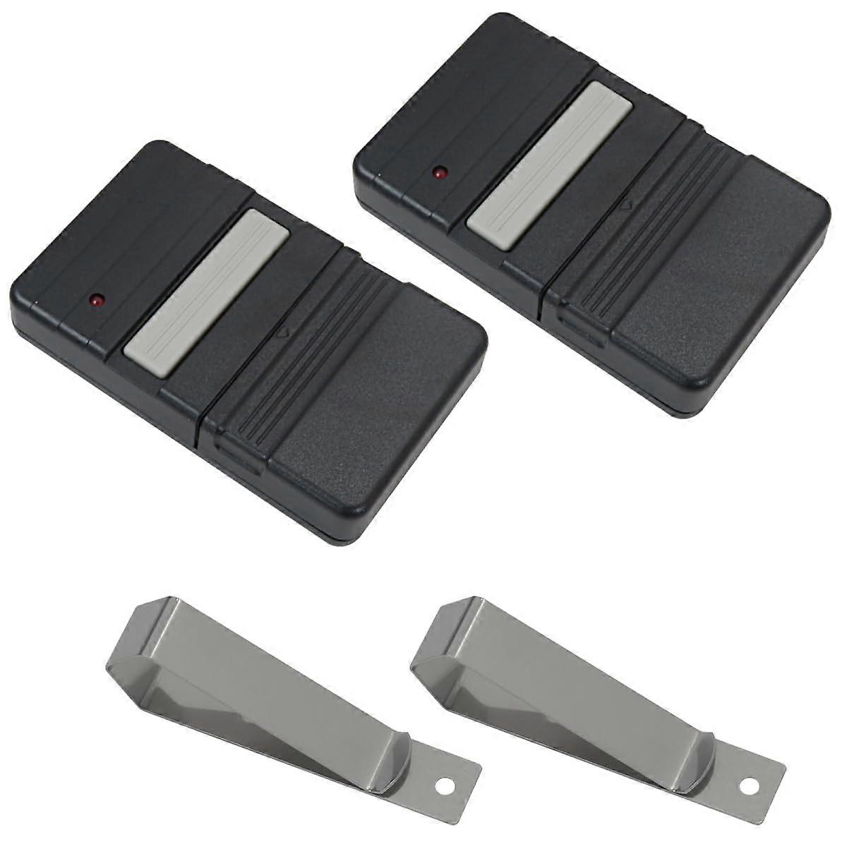 Garage Door Opener Remote 390MHz Dip Switch Replacement Compatible with GT912 GT901 Blue Max, 2 Pack