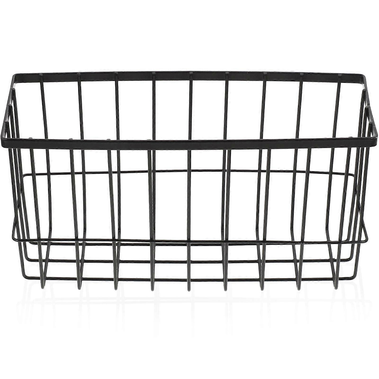 Wall Mount Organizer Hanging Basket Kitchen Spice Organization Storage Shelf