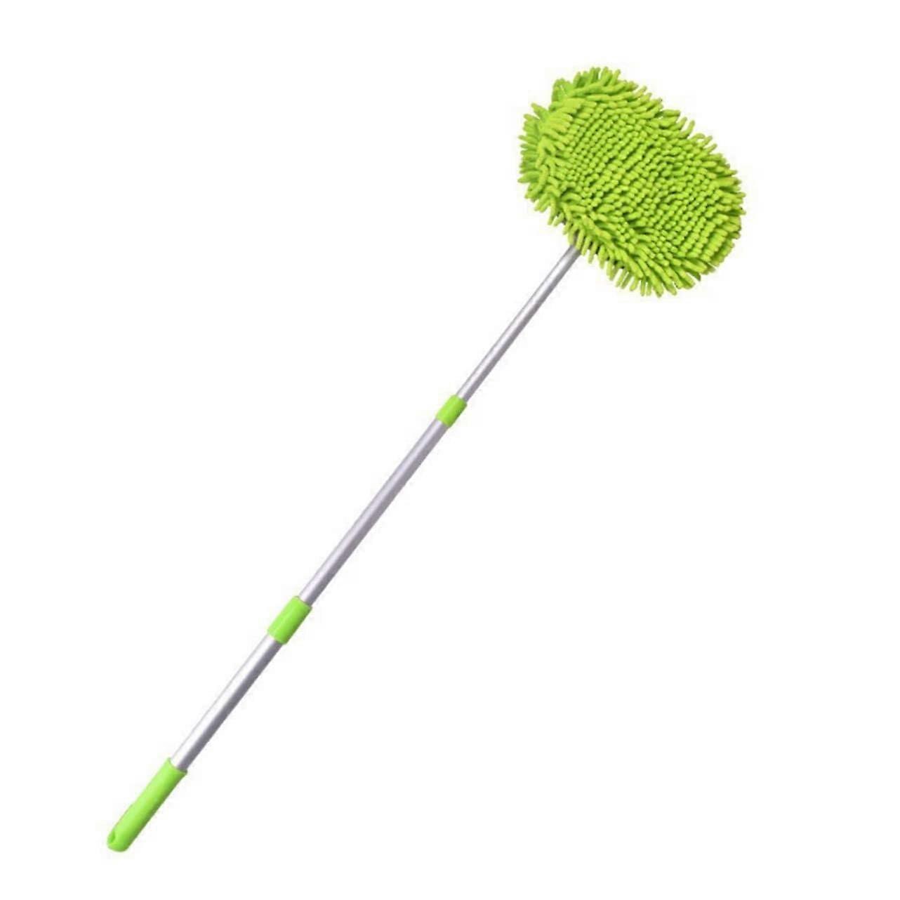 Telescopic Car Wash Mop with Rotating Head for Easy Vehicle Cleaning and Compact Storage