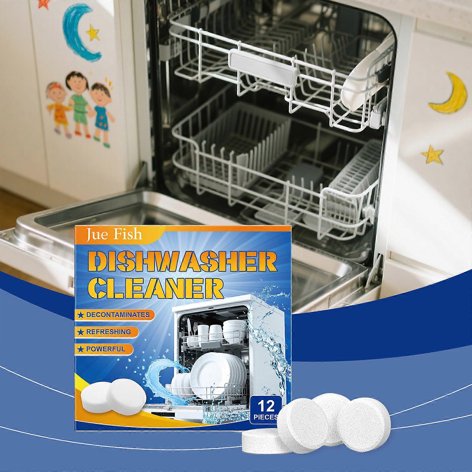 Jue Fish Dishwasher Degreasing And Cleaning Tablets Remove Grease, Reduce Scale, Keep Tableware Clean, And Maintain Household Cleanliness