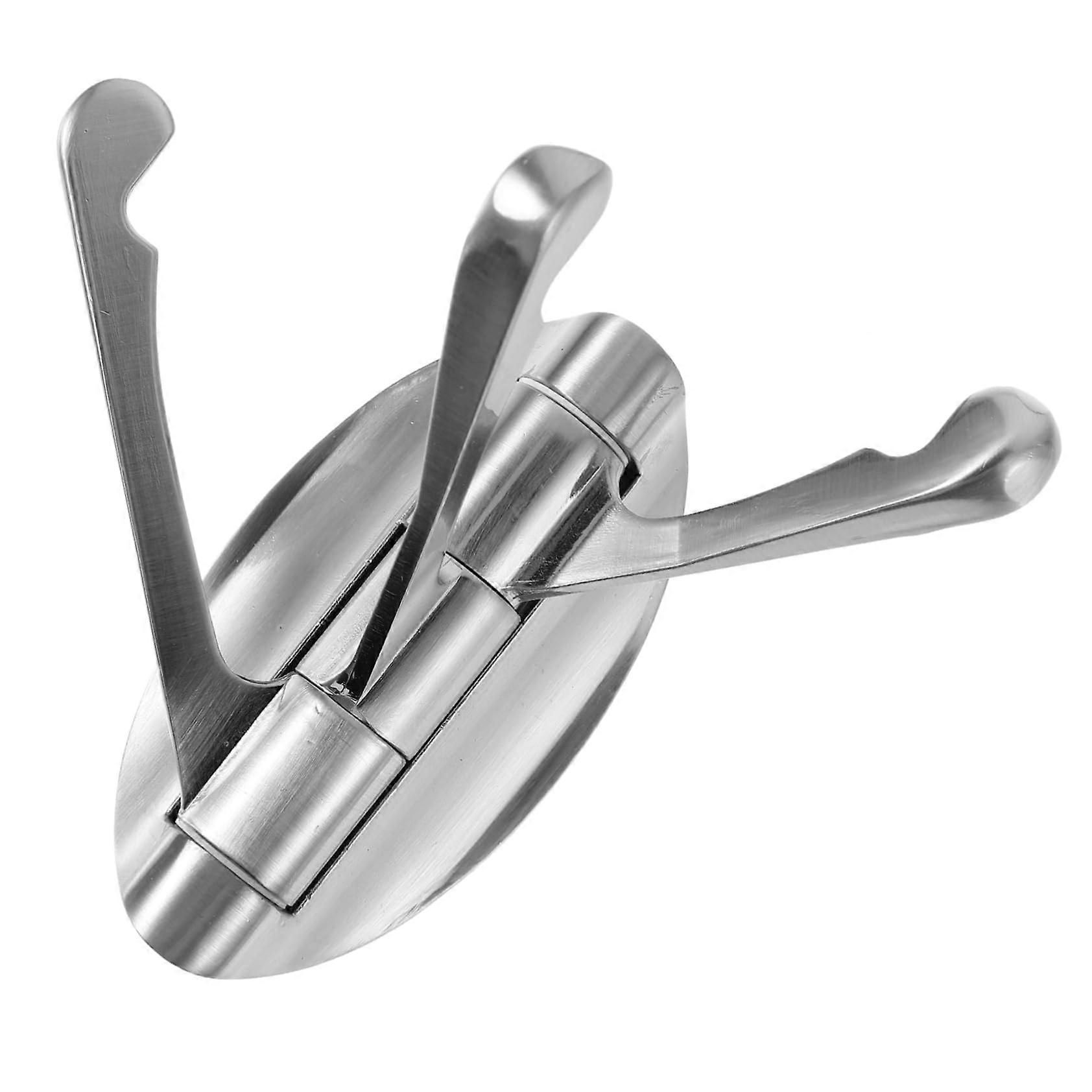 Bathroom Wall Hooks Rotating Zinc Alloy Towel Holder SpaceSaving for Bathroom Storage Ref: 6269