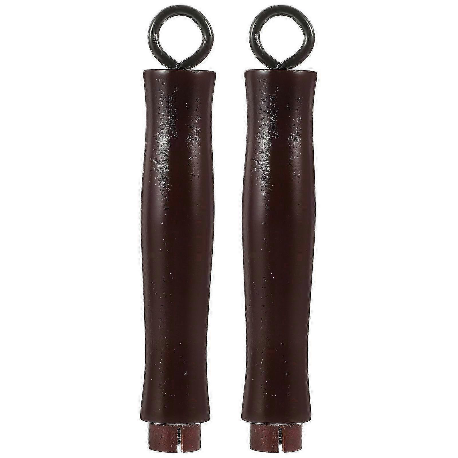 2Pcs Wooden Pot Handle Universal Pot Handle Detachable Pot Handle Long Handle Grip Replacement 25-26