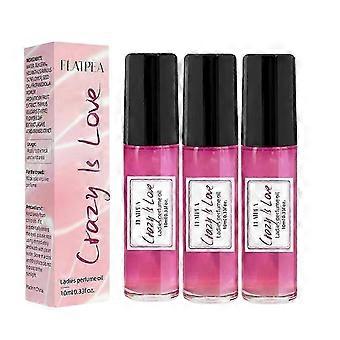 3X Crazy In Love Olio di feromoni Profumo fresco e fruttato Regalo per anniversario Giorno Compleanno 10 ml