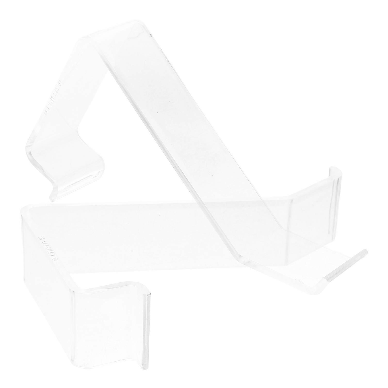 2pcs Transparent Acrylic Shoe Display Racks and Stands