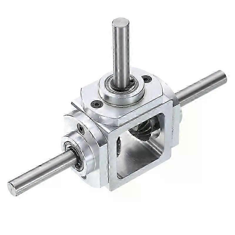 gaerbox Gear-Box 90 Degree Right Angle Bevel- 1:1 Reversing Double Output Shaft 1 Module 20 Teeth Bevel Gear