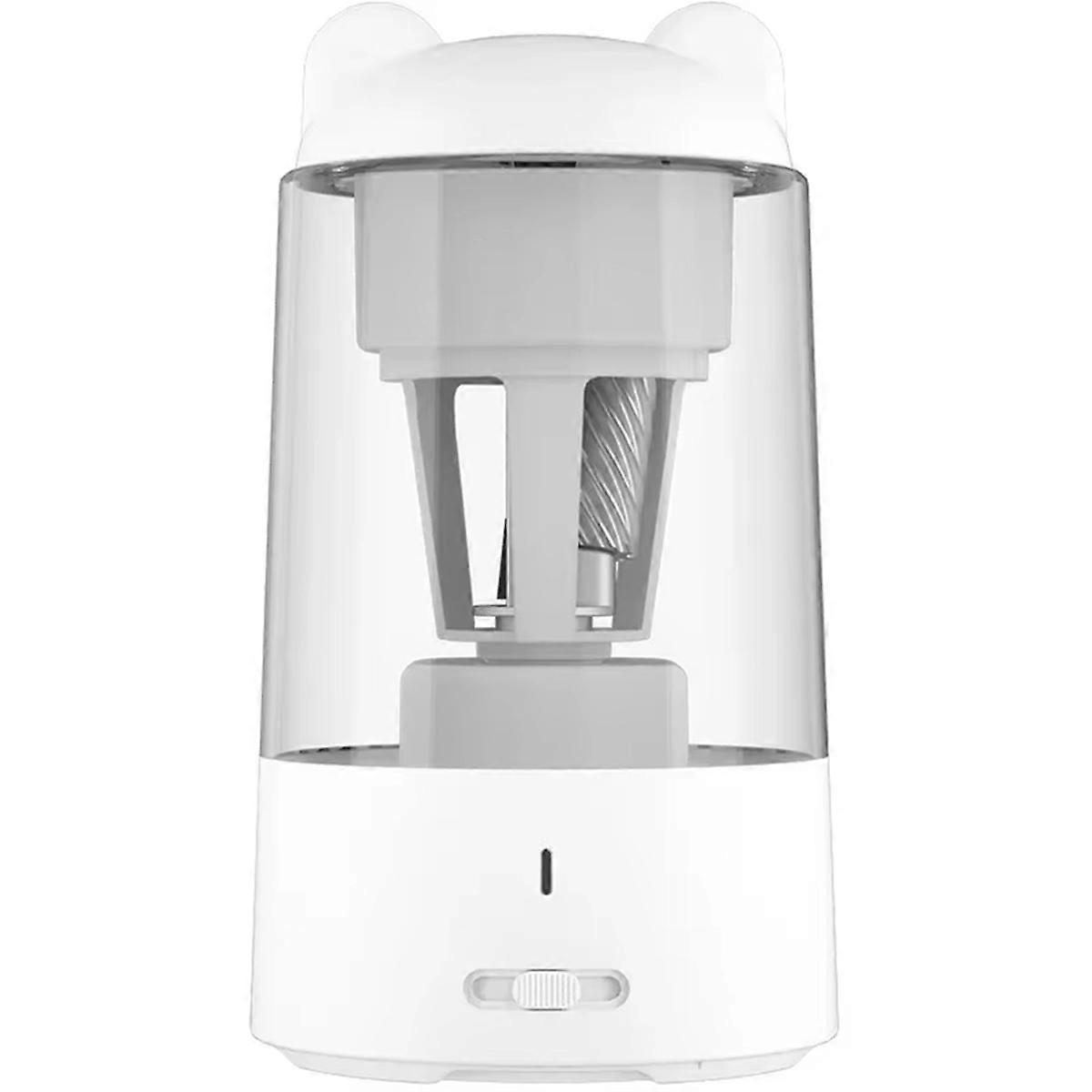 Automatic Electric Pencil Sharpener for Kids - Cartoon Design, White