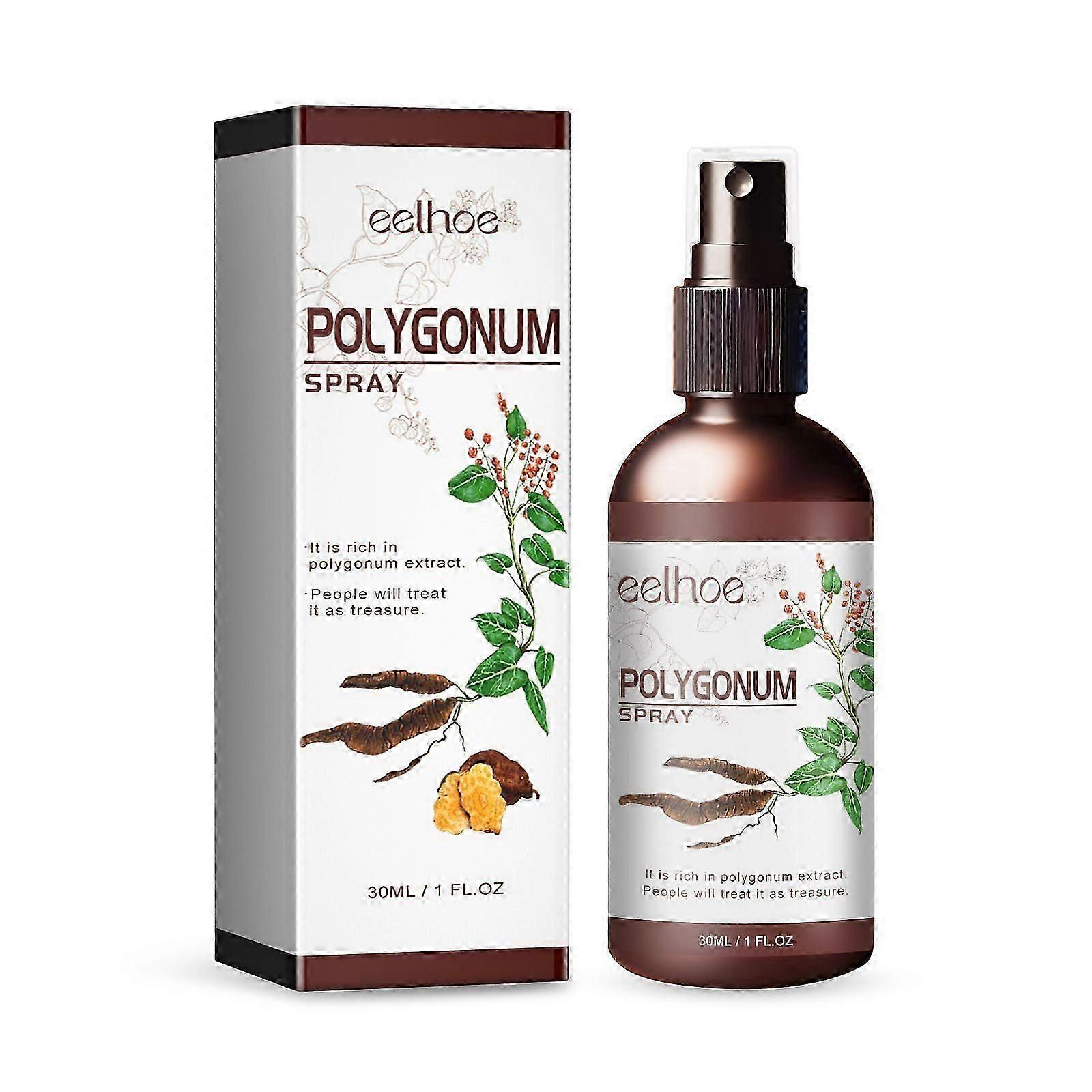 Polygonum Spray contains Polygonum multiflorum extract, ginseng root extract, black Reishi extract