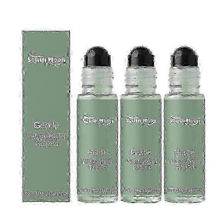 3X Anti-Dizzy Roll-On, Vertigo Ease Roller 10ml, Natural  Fast-Acting Essential Oils for Vertigo and Dizziness Support