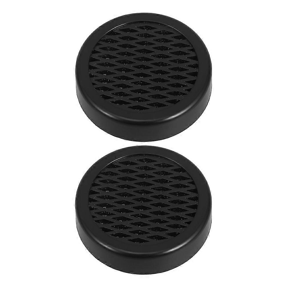 2Pcs Round Cigar Humidifier for Moisture Control Black Humidity Pads