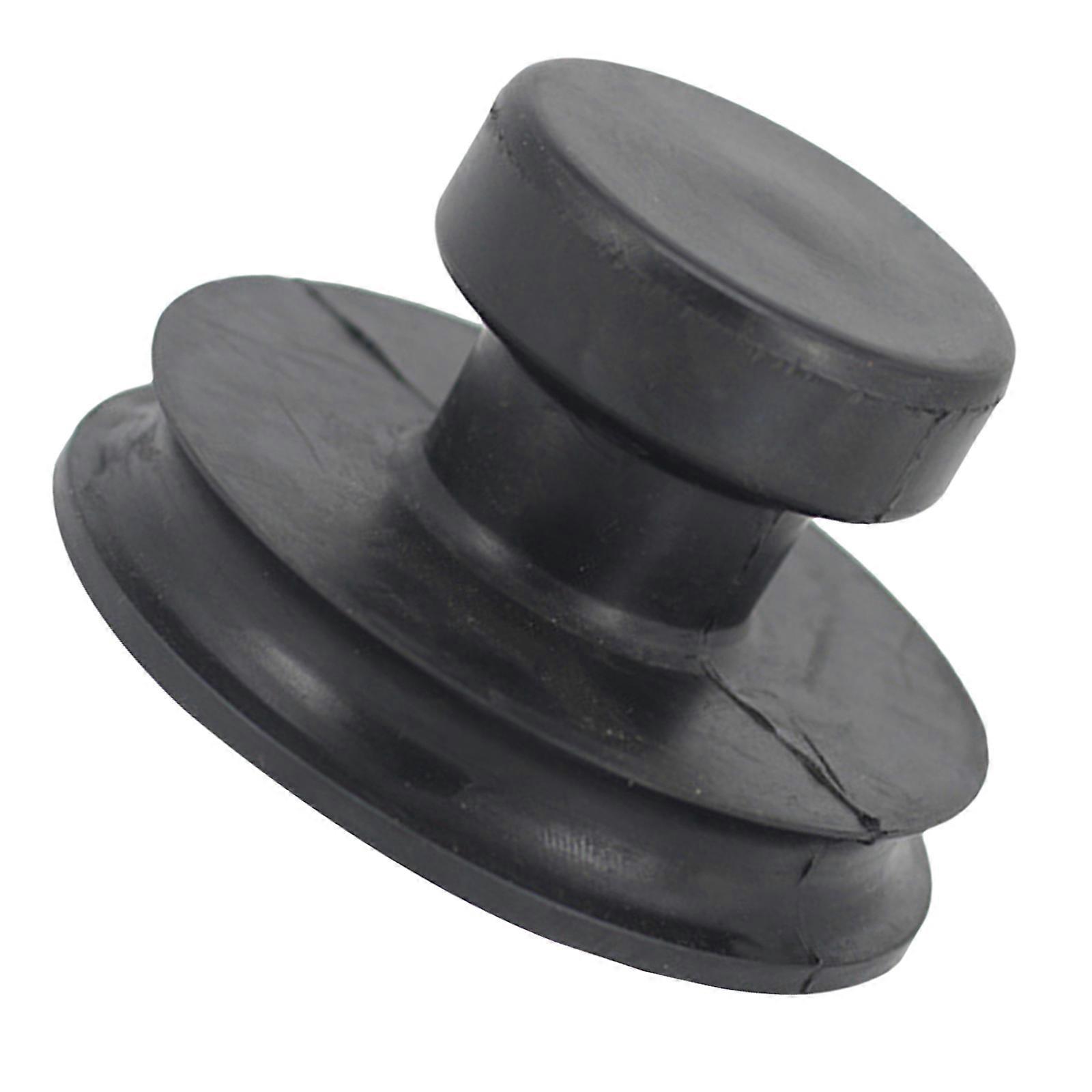 Rubber Suction Handle Lifting Handle Sound Bowl Design 8.00X8.00X6.00CM Black Suction 1Pack