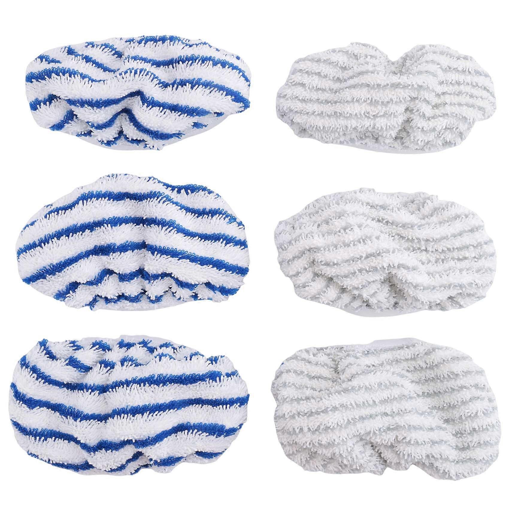 6 Pcs Microfibre Cloth Pads Replacement for Clean&Steam