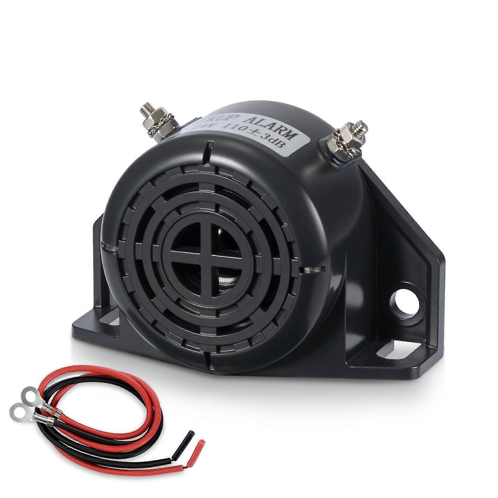 110dB Waterproof Backup Alarm 12V24V HeavyDuty Reverse Warning for Trucks Vans Industrial Vehicles